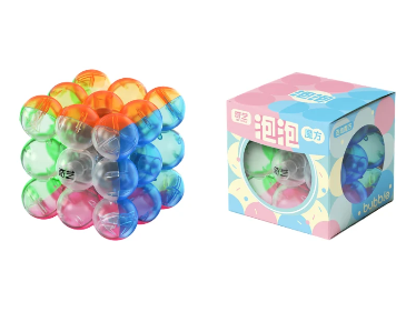 Qiyi bubble 3x3 transparente