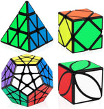 Qiyi combo set de 4 cubos  (skewb, pyraminx, megaminx, Ivy)